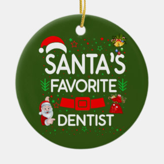 Dentist Julgransprydnad Keramik