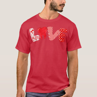 Dentist Kärlek Dental Hygienist Teeth Hygienist Va T Shirt