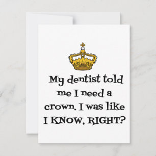 DENTIST KRONA TACK KORT