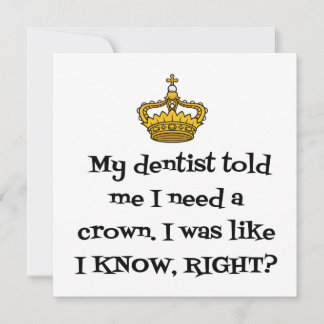 DENTIST KRONA TACK KORT