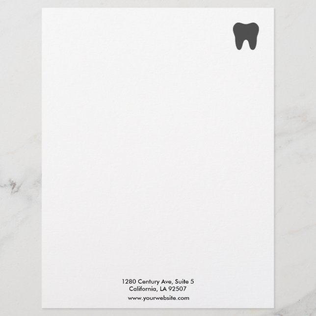 Dentist Letterhead Brevhuvud (Framsida)