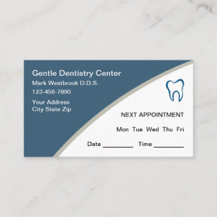 Dentist Modern Editable Möte Affärskort Visitkort