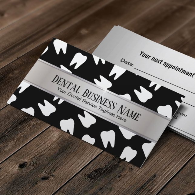 Dentist Möte Reminder Professionell Dental Tidsbeställning Kort (Skapare uppladdad)