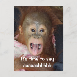 Dentist Möte say Aaahh Vykort