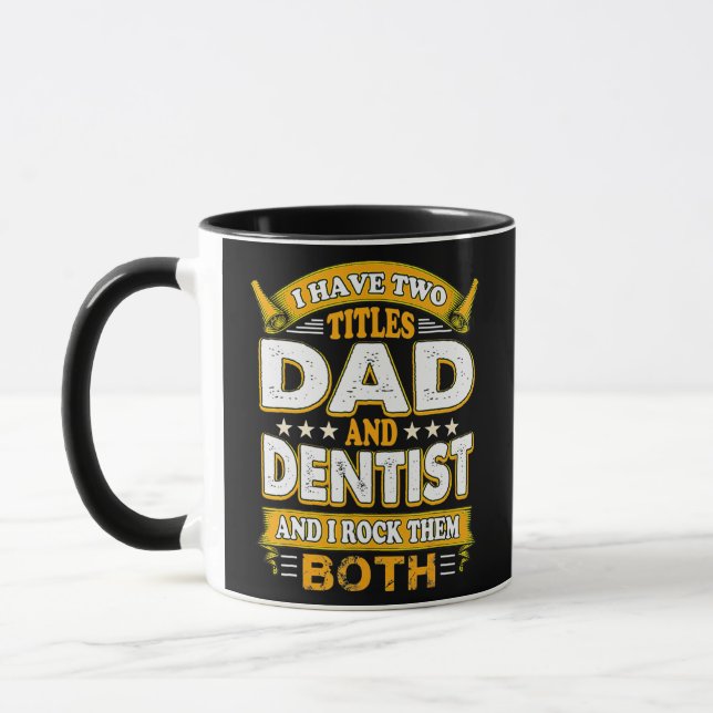Dentist Mouth Doktor Oral Hygiene Dental Far Mugg (Vänster)