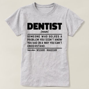 Dentist Noun Doktor Coola Dental Team Funny Studen T Shirt