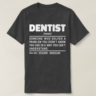 Dentist Noun Doktor Coola Dental Team Funny Studen T Shirt