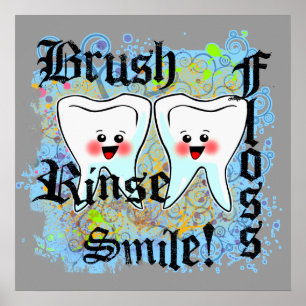 Dentist Office Decor Poster