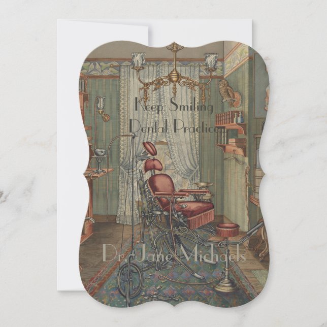 Dentist Office Dental Practice Ordförande Watercol (Framsida)