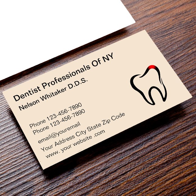 Dentist Office Dental Professionells Visitkort (Skapare uppladdad)