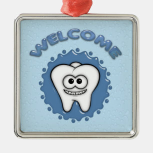 Dentist Office Door Hanger Julgransprydnad Metall