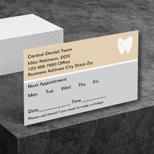 Dentist Office Modern, enkelt avtalat kort