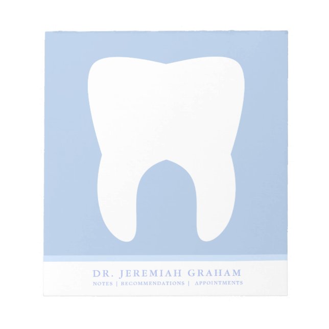 Dentist Office Personal | PROFESSIONELL Anteckningsblock (Framsida)
