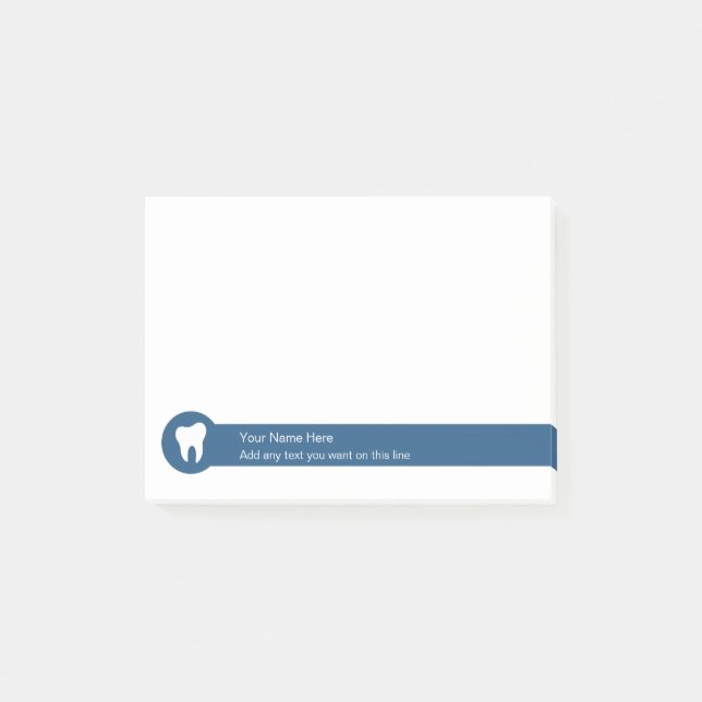 Dentist Office Sticky Notes Post-it Block (Framsida)