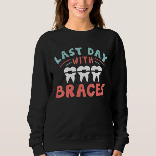 Dentist Orthodontist förra dagen med klammerparent T Shirt