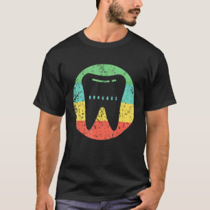 Dentist Orthodontist Vintage Retro Tooth T Shirt
