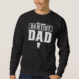 Dentist Pappa jobbtandassistent vid Tandvård Teth Lång Ärmad Tröja