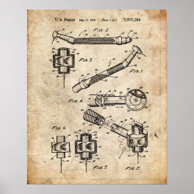 Dentist Patent Poster (Framsidan)