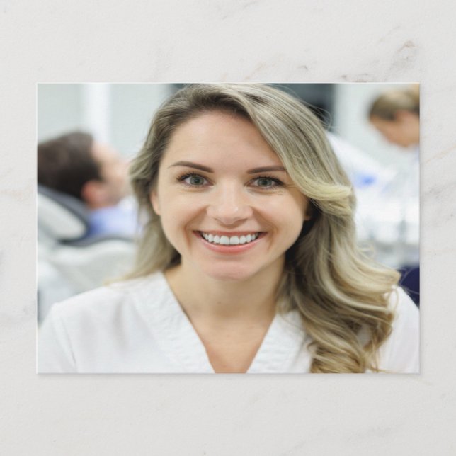 Dentist Photo Customize Personalize Vykort (Framsida)