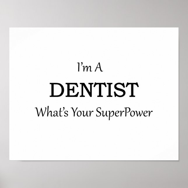 DENTIST POSTER (Framsidan)