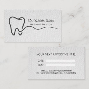 Dentist Professionell Dental Möte Business Visitkort