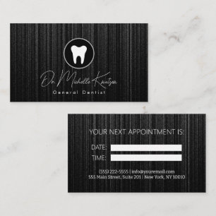 Dentist Professionell Möte tandläkare Visitkort