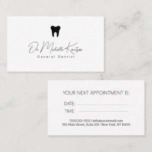 Dentist Professionell Möte tandläkare Visitkort