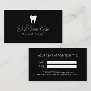 Dentist Professionell Möte tandläkare Visitkort