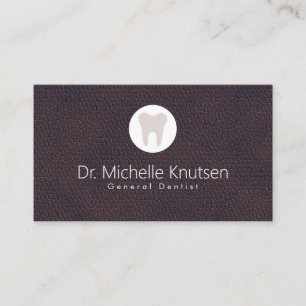 Dentist Professionell Möte tandläkare Visitkort
