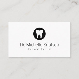 Dentist Professionell Möte tandläkare Visitkort
