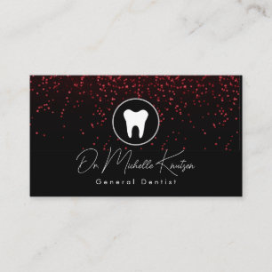 Dentist Professionell Möte tandläkare Visitkort