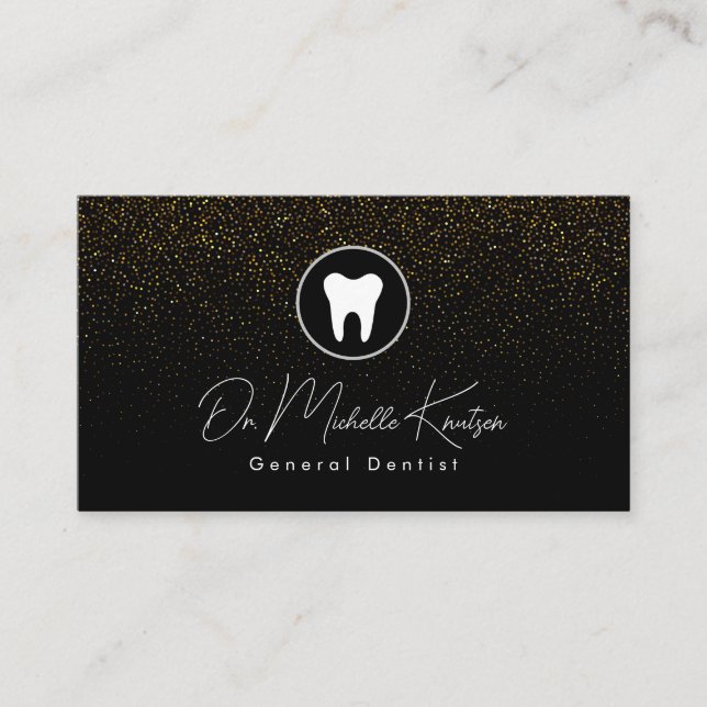 Dentist Professionell Möte tandläkare Visitkort (Framsida)