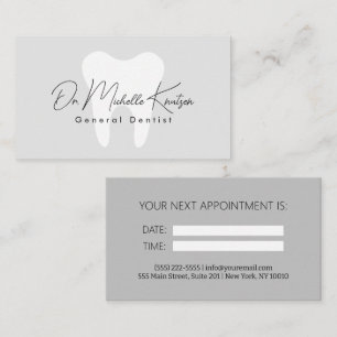Dentist Professionell Möte tandläkare Visitkort