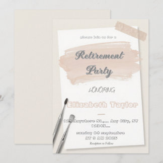 Dentist retirement invitation -Thank You Dentist Inbjudningar