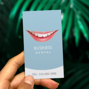 Dentist Smile Dental Möte Tidsbeställning Kort