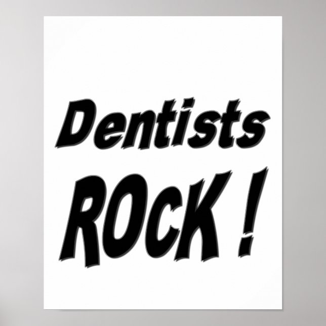 Dentist Sten! Poster utskrift (Framsidan)