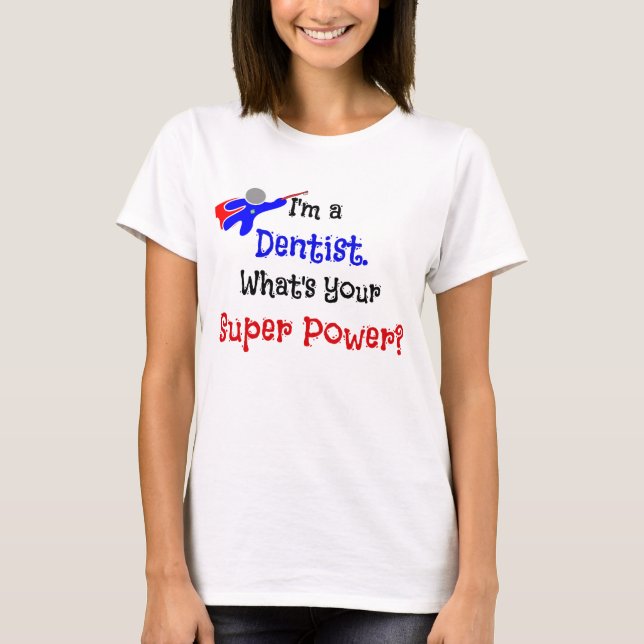 Dentist Superhjälte Humor Tröja (Framsida)