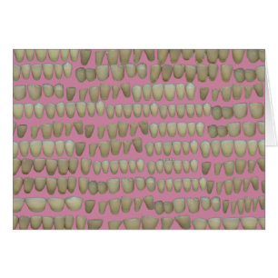 DENTIST TANDVÅRD ORTHODONTICS ROTTEN TEETH MOUTH HÄLSNINGSKORT