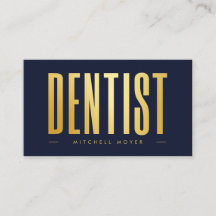 Dentist Tandvård Toth Logotyp Navy Blue and guld