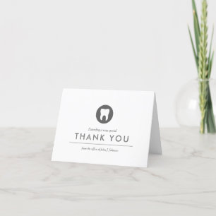 Dentist Thmet Tack för minimalistisk Anpassnings Kort