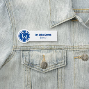 Dentist Tionde Logotypen Namnbricka