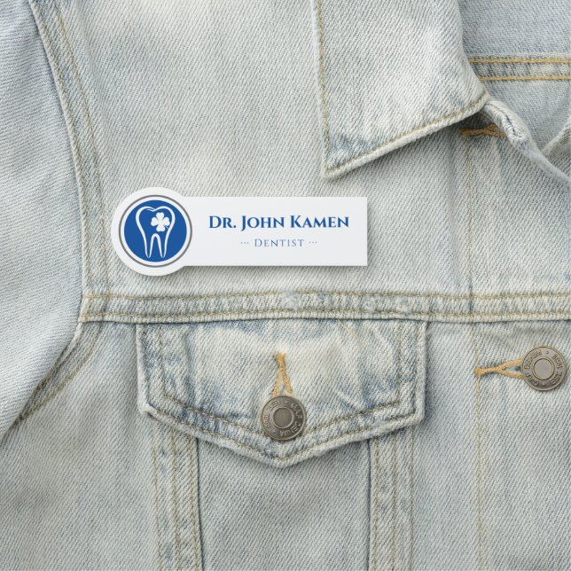 Dentist | Tionde Logotypen Namnbricka (På plats)