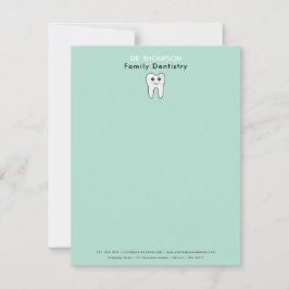 Dentist Tooth Family Tandvård Business Anteckningskort