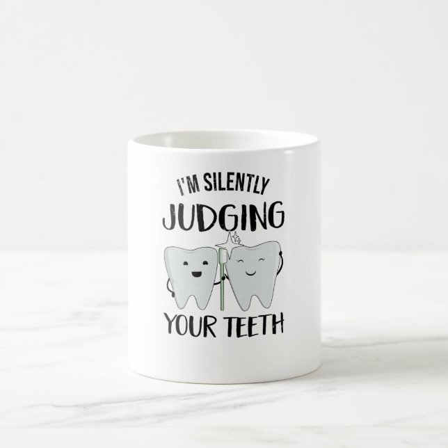 Dentist Tooth Profession Dental Technician Dental Kaffemugg (Center)