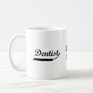 Dentist Typography Kaffemugg