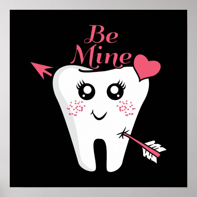 Dentist Valentine - Tandhjärta, var min Poster (Framsidan)