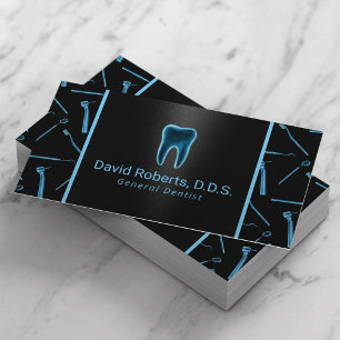 Dentist Xray Tooth Logotyp Professionell Dental Ca Visitkort