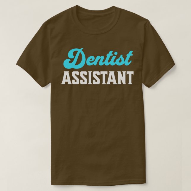 Dentistassistent, nationell tandläkardag t shirt (Design framsida)