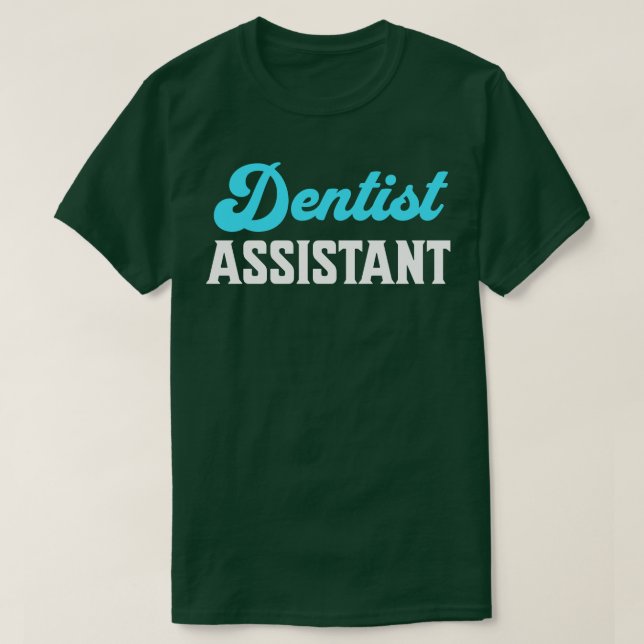 Dentistassistent, nationell tandläkardag t shirt (Design framsida)