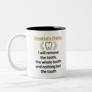 Dentisternas matta, DDS Studenten Gift Två-Tonad Mugg